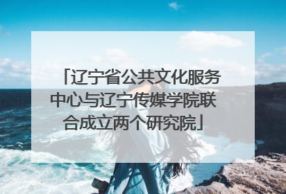 辽宁省公共文化服务中心与辽宁传媒学院联合成立两个研究院