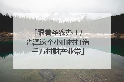 跟着圣农办工厂 光泽这个小山村打造千万村财产业带
