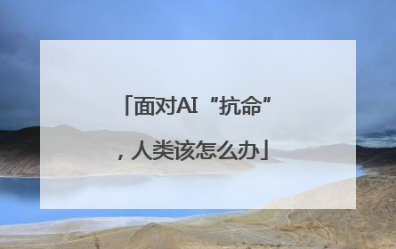 面对AI“抗命”，人类该怎么办