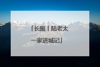长图丨陆老太一家进城记