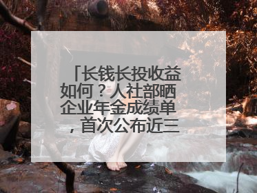 长钱长投收益如何？人社部晒企业年金成绩单，首次公布近三年累计收益率