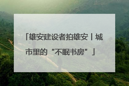 雄安建设者拍雄安丨城市里的“不眠书房”
