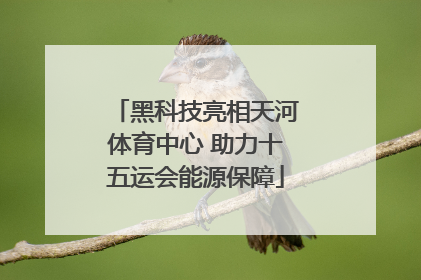 黑科技亮相天河体育中心 助力十五运会能源保障