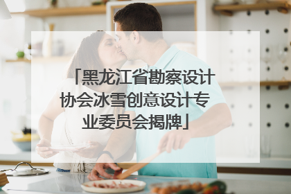 黑龙江省勘察设计协会冰雪创意设计专业委员会揭牌