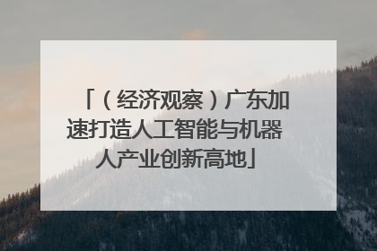 （经济观察）广东加速打造人工智能与机器人产业创新高地