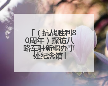 （抗战胜利80周年）探访八路军驻新疆办事处纪念馆