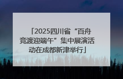 2025四川省“百舟竞渡迎端午”集中展演活动在成都新津举行