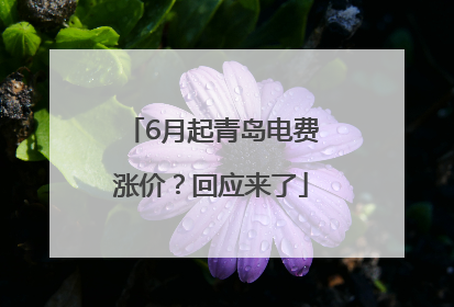 6月起青岛电费涨价？回应来了