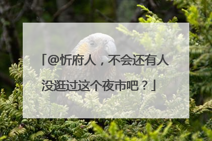 @忻府人，不会还有人没逛过这个夜市吧？